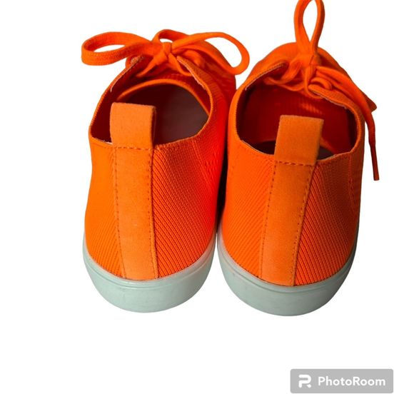 Marc Fisher knit neon orange sneakers Excellent! - Picture 7 of 9